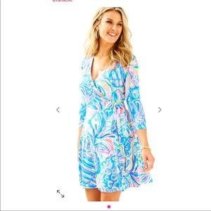 Lilly Pulitzer Emilia Wrap Dress Size M